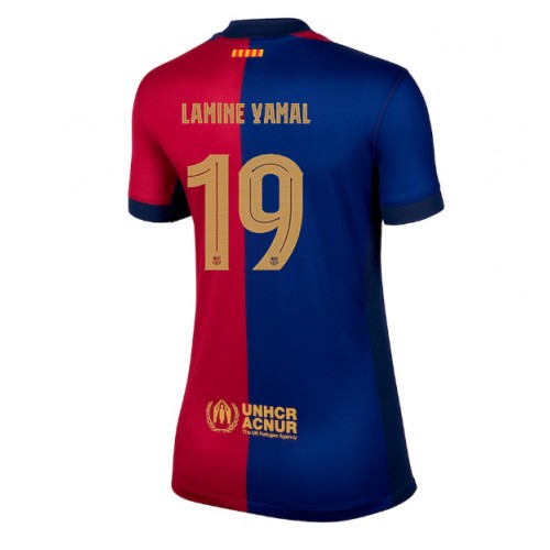 Barcelona Lamine Yamal #19 Domaci Dres za Ženska 2024-25 Kratak Rukav